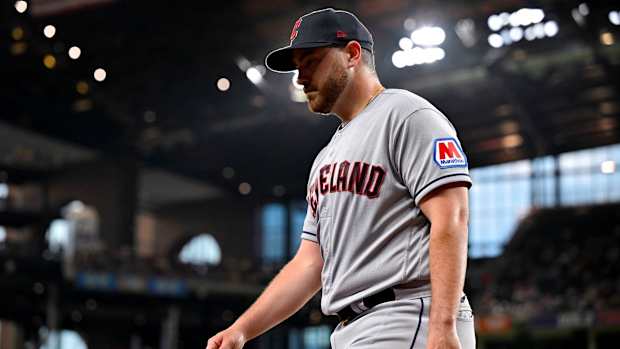 Cleveland Guardians pitcher Aaron Civale